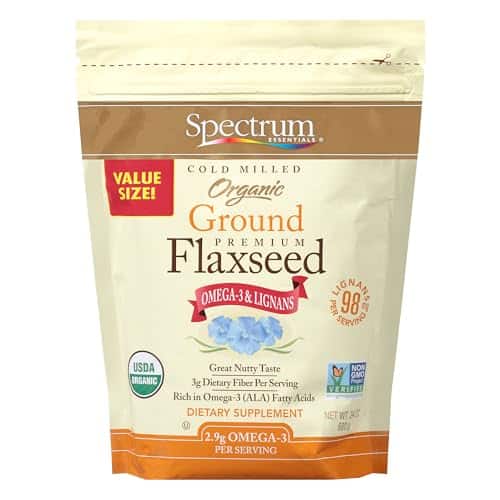 Spectrum Essentials Organic Ground Flaxseed package, 24 oz.
