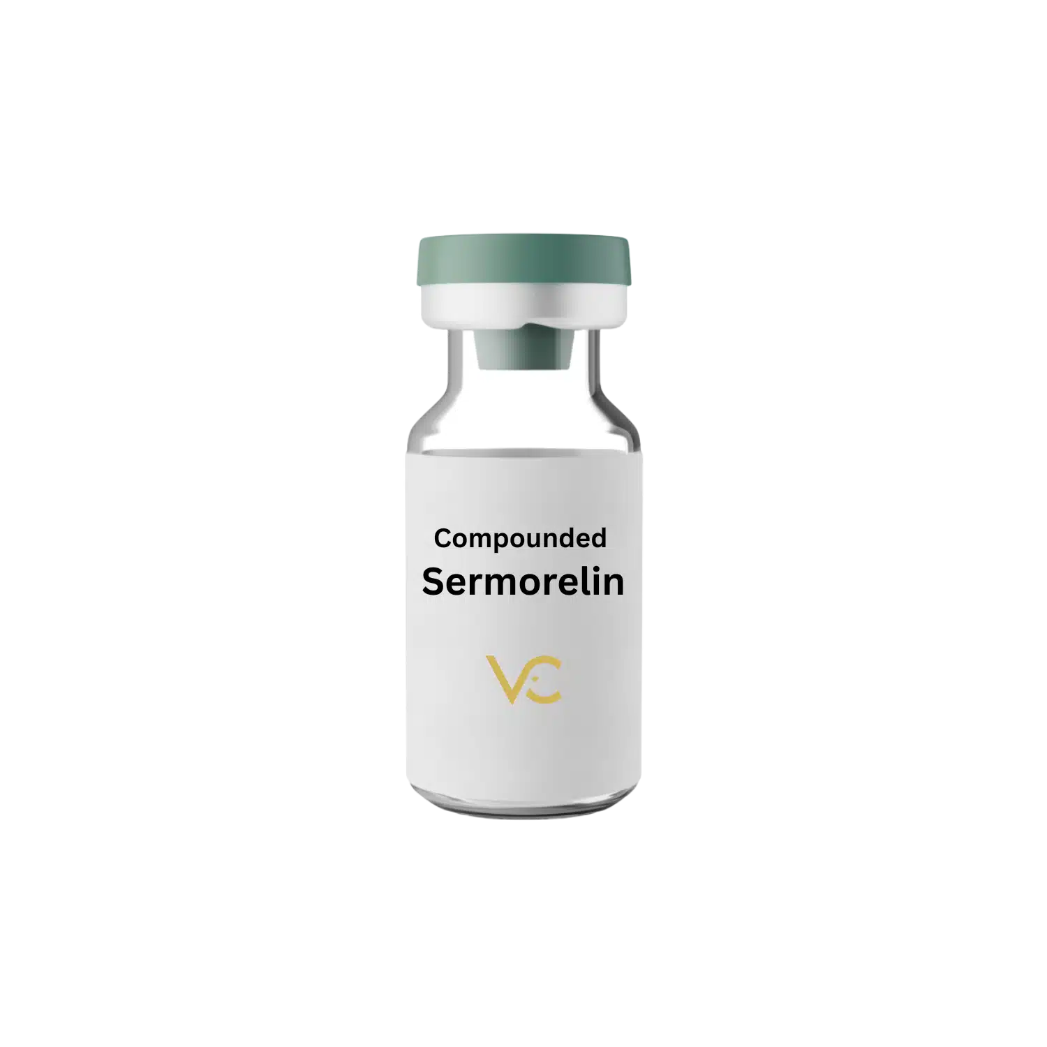 Compounded Sermorelin vial from Vitality Collective.