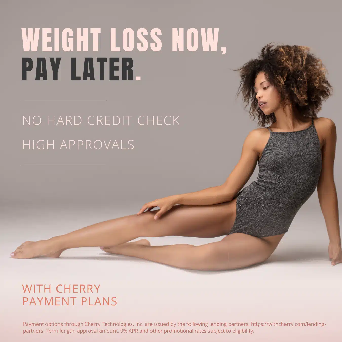 Cherry Payment Plans for Weight Loss with No Hard Credit Check.