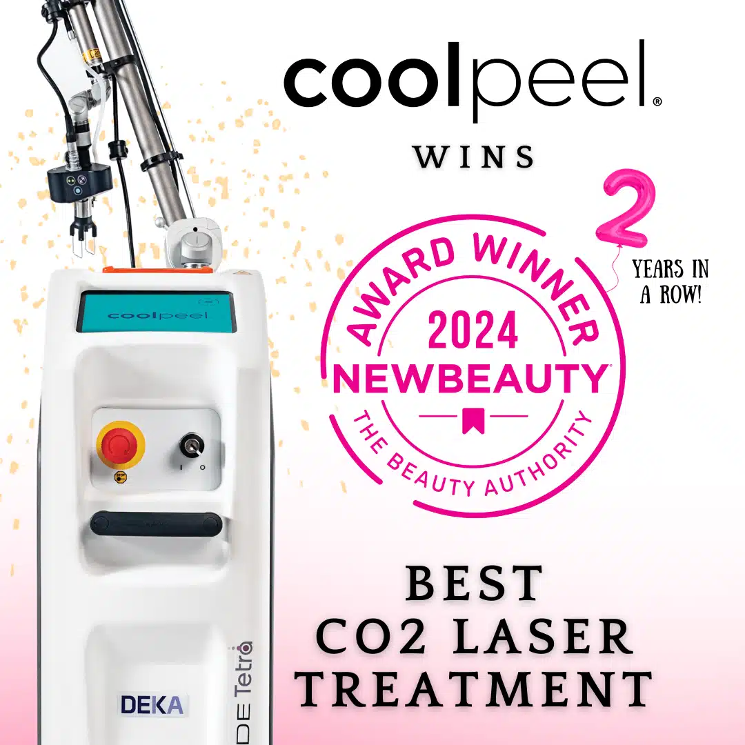 CoolPeel wins 2024 NewBeauty Award for Best CO2 Laser Treatment.