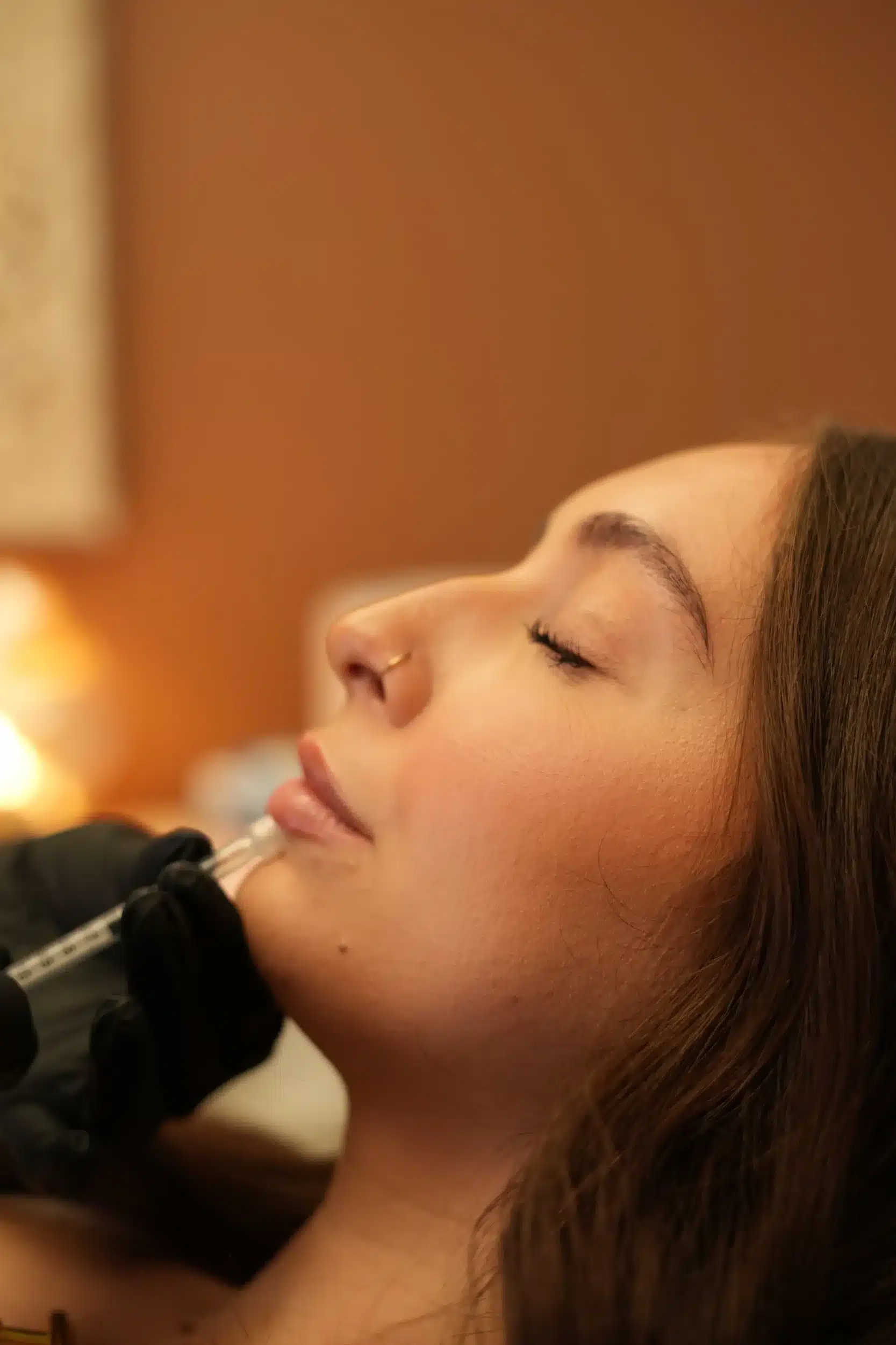 Lip enhancement treatment at Vitality Collective by Maureen McSwiggin.