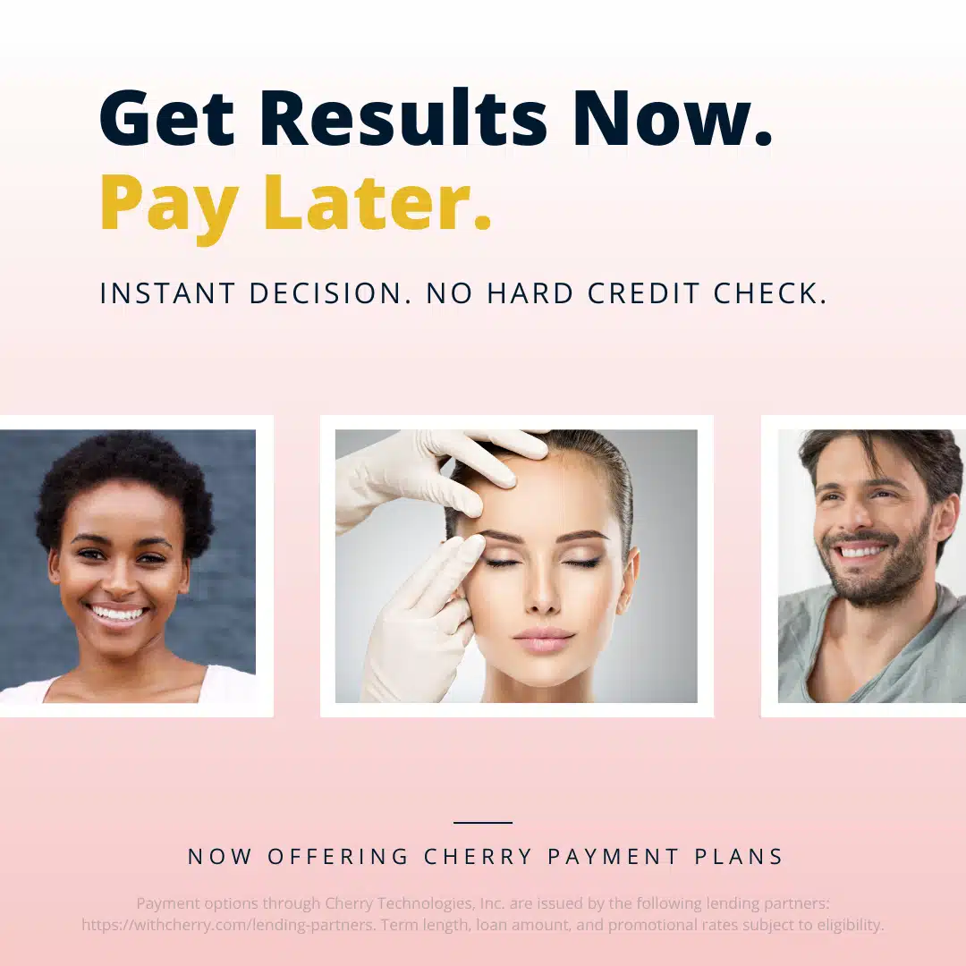 Cherry Payment Plans Promotion with Smiling Individuals